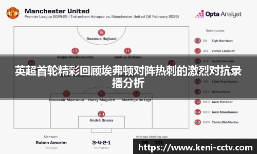 英超首轮精彩回顾埃弗顿对阵热刺的激烈对抗录播分析